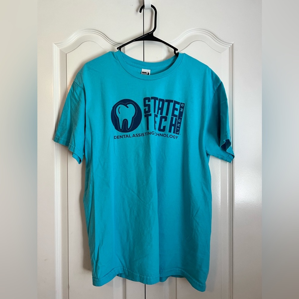 Gildan Hammer Combed Ring Spun State Tech Dental Assistant Short Sleeve Large